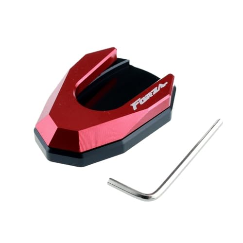 Seitenständer Pad Für Forza 125 250 300 MF08 17 18 19 20 Motorrad CNC Aluminium Ständer Verlängerungsplatte Fußseitenhalterung Ständer Vergrößern Pad
