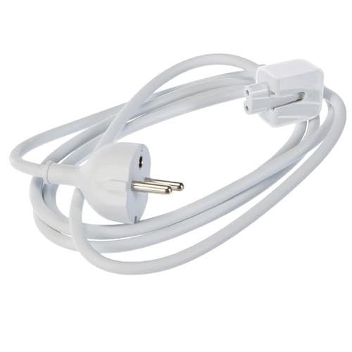 Câble d'alimentation, Câble d'extension de Chargeur pour Apple MacBook Pro MacBook MacBook Air, Cable d'alimentation Secteur EU de Remplacement Apple, Cordon...