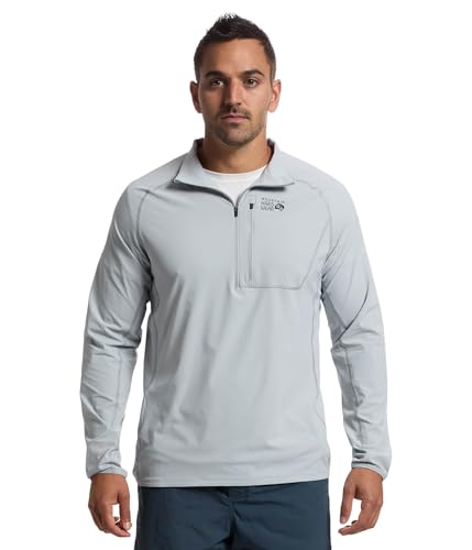 Mountain Hardwear Men's Sunshield 1/2 Zip, Glacial at Amazon Men's