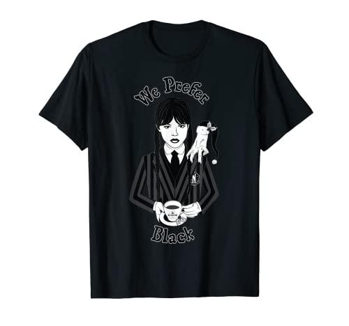 Miércoles Serie Miércoles Preferimos Black Holiday Camiseta Cover