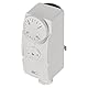 EMOS Anlegethermostat mit Drehknopf und Schraubenfeder, analoger Rohranlegethermostat für Heizung und Kühlung, Einstellbereich 0°C bis 90°C, 3,8 x 5,4 x 10,5 cm