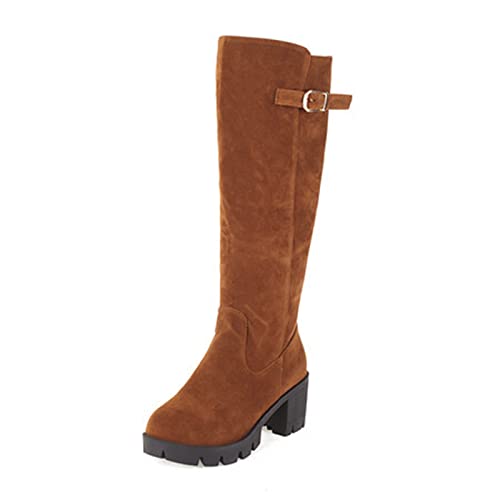 Bottes de chevalier mates pour éviter les douleurs grâce au grand talon