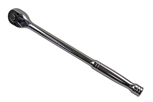 Cliquet à Dégagement Rapide Extra Long US PRO 280mm - 3/8" DR 72 Dents, 5° De Jeu, Acier CR-V Poli Miroir | Outil Professionnel