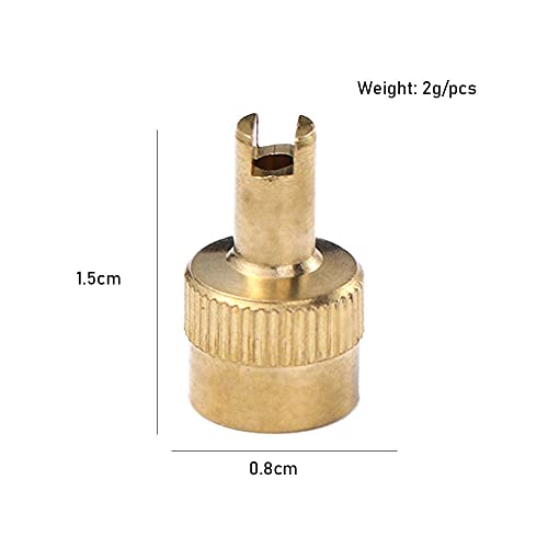 Slotted Valve Cap 4Pcs Metal Slotted Slot Valve Caps With Valve Core Remover Wheel Caps For Schrader Car Motorcycle Bikes Nipple Caps Cover(Silver) #TOP6