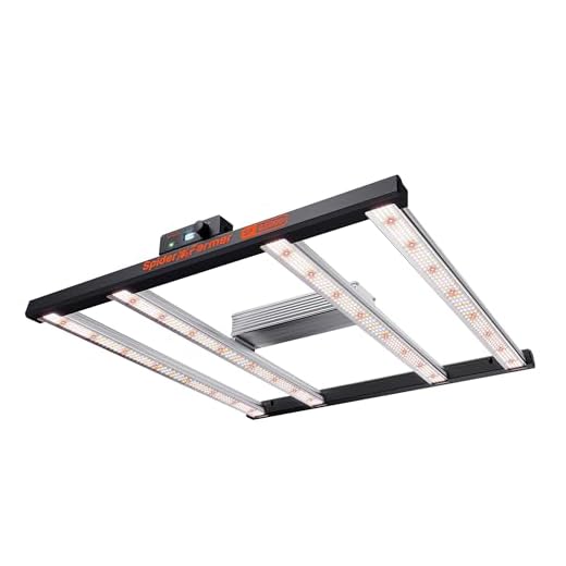 Spider Farmer Cost-Effective G3000 LED Grow Lampe 300W, Smarte APP Steuerung, Bridgelux Dioden LED Pflanzenlampe Vollspektrum Grow Light Dimmbar Wachstumslampe für Gemüse Blume 90x90CM