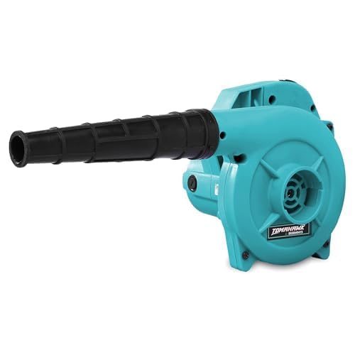 Image of TOMAHAWK 600W Electric Blower for Cleaning - 16,500 RPM High-Speed Handheld Air Blower for Dust Cleaning at Home, Office & Car (Blue) | Leaf Blower for Home, Workshop & Professional Use