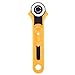 AILOVA Couteau Rotatif avec Lames Circulaire Rotative, Coupe Ronde Cutter Outil De Coupe pour Couture Tissu Cuir Quilt (45mm)