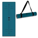 KALM Manifest Yoga Mat 4.5mm Thick Non-Slip Eco-Friendly made with Natural Rubber for Best Grip and