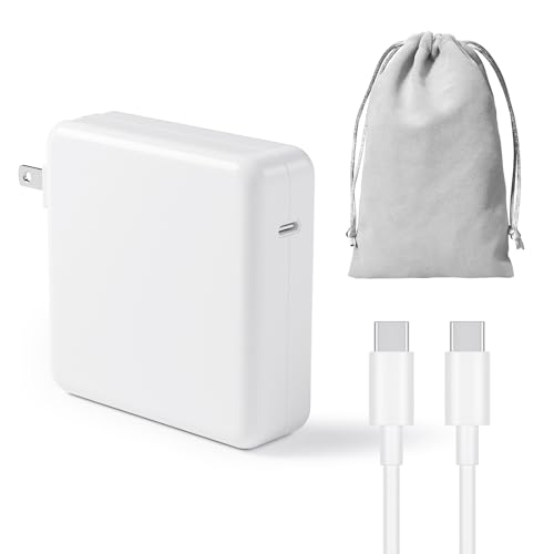 MacBook Air Charger - 70W USB C Fast Charger for MacBook Pro M1 M2 M3 M4 iPad Pro Smartphone and All USB-C Devices Extra Storage Bag for Travel/School/Business Trip