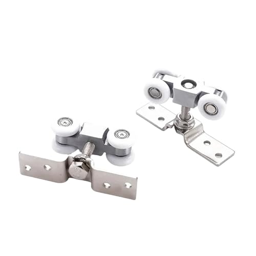 Polea colgante de nailon para reformar el riel de la puerta corrediza de vidrio del baño moderno