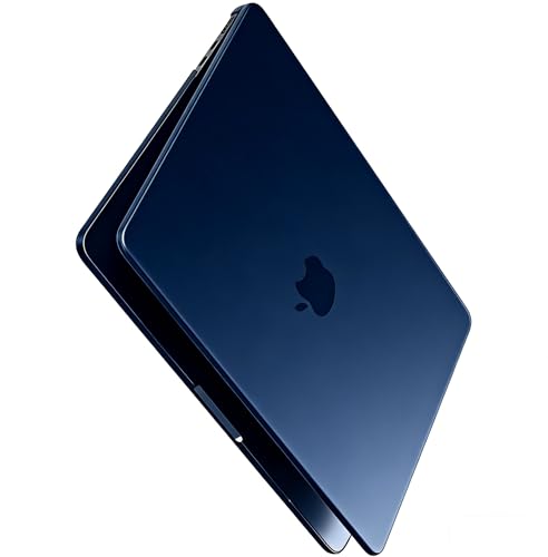 Image of Saco MacBook Neo Case 13 inch 2026 (A18 Pro, Model A3404), 1:1 Precision Fit | Official Indigo Clear | Matte Hard Shell Cover, Scratch & Fingerprint Resistant for New MacBook Neo 13 inch Case