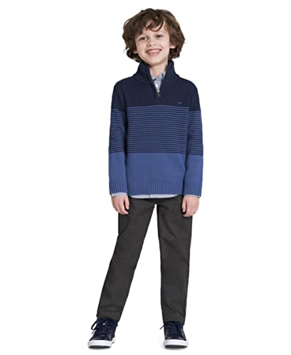 Image of Calvin Klein boys 3-piece Sweater Set With Matching Button-down Shirt and Pants
