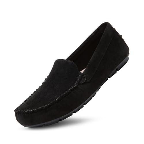 Image of Bernal Women's Non-Slip Penny Loafers - All-Day Comfort Flat Driving Shoes for Work Office & Casual Walking