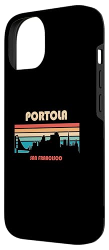 Portola San Francisco Californie Rétro Vintage Coque pour iPhone 14 – vue 2