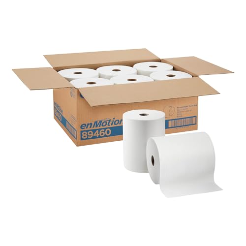 enmotion 647204 enmotion Hardwound Paper Towels 1-Ply 6 Rolls/Carton (89460)