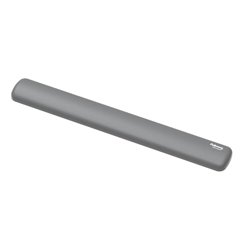Breyta Tastatur-Handgelenkauflage – Grau, mit HEX Cushion Silikonpolster für komfortable Handgelenkstütze beim Tippen, ideal für PC, Mac, Laptop, Zuhause, Büro & Gaming.