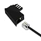 BIGtec TAE RJ11 Adapter TAE-F Stecker auf RJ11 Buchse 6P4C Kabeladapter Modularadapter Telefon -Kabel Telefondose Router