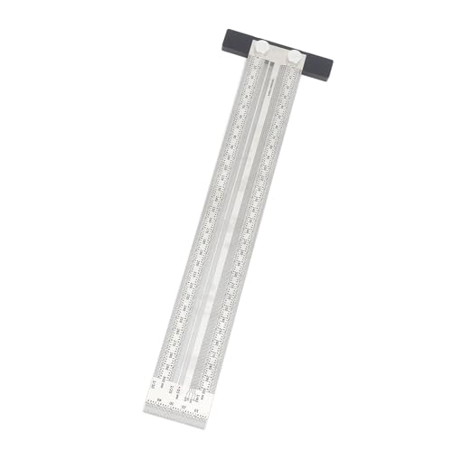 Medidores de Marcenaria Ultra Precisos, Régua de Metal Com Batentes Precisos, Régua Quadrada Em T de