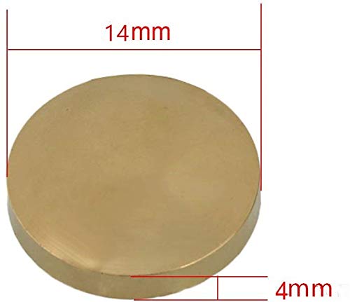 10Pcs Mirror Screws 14Mm Dia Brass Cap Cover Nails Golden Decorative Mirror Nails #TOP4