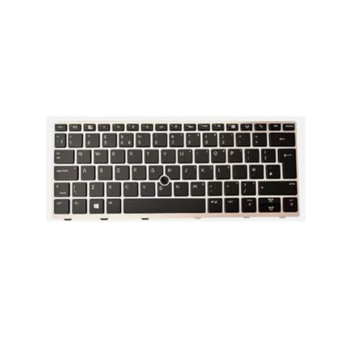 Clavier HP EliteBook 735 G5 Noir avec disposition UK English pour PC portable