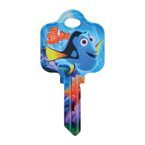 Hillman Disney Dory Blue Metal Modern Key Lock Padlock