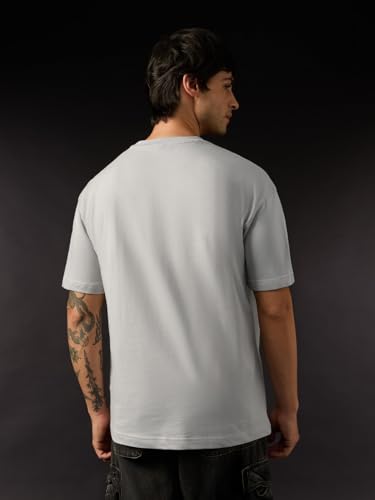 Image of The Souled Store Shemaroo Characters: Short Sleeves Round Neck Graphic Printed Cotton Oversized T-Shirts