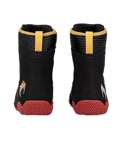 image for Venum Contender Boxing Shoes - Black/Gold/Red, 7 Women/5.5 Men