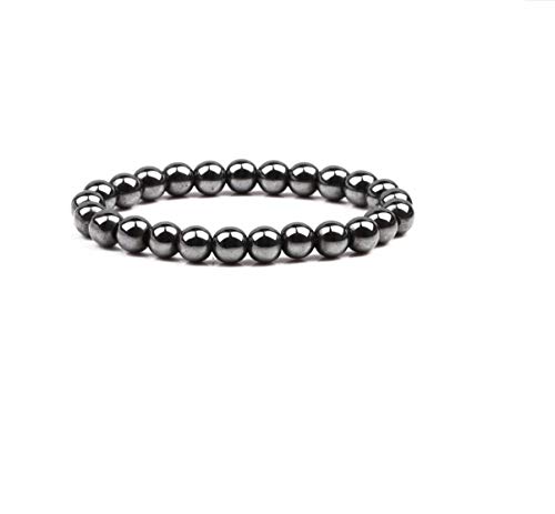 Magnetic Round Beads Metal Bracelet BP Control Natural Healing En...