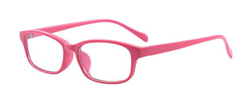 Outray Lunettes d'ordinateur filtrant la lumière bleue pour enfants pour bloquer les rayons UV et réduire les maux de tête, anti-fatigue oculaire, monture rose