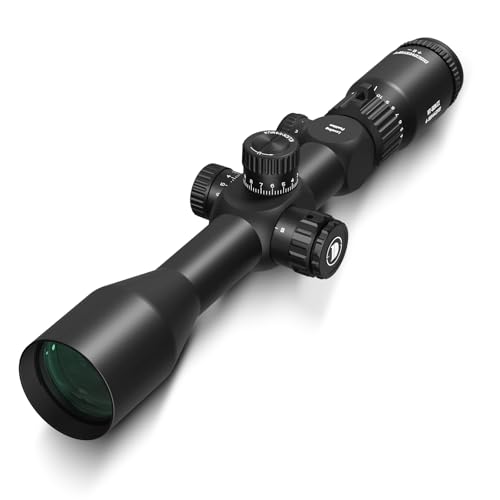 HT GEN-II 4-16/6-24x44 Rifle Scopes, First Focal Plane, 6 Levels Illuminated Reticle, Lightweight 30mm Tube Long Range Hunting Riflescope (HT-GEN2 4-16x44)