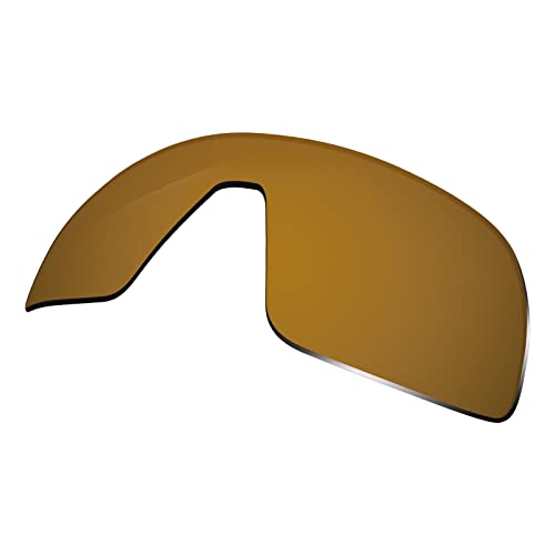Image of 100% Precise-Fit Replacement Sunglass Lenses Compatible with Oakley Sutro OO9406 - Polarized Bronze Gold Mirror