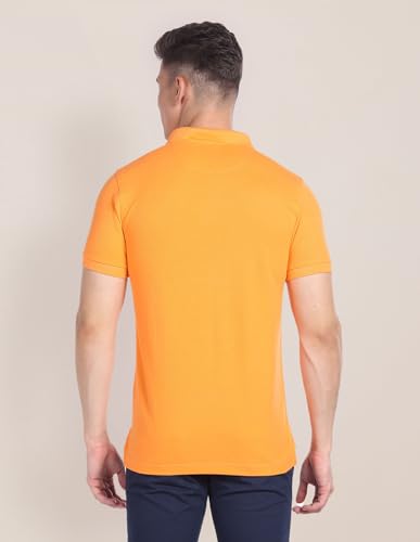 Image of U.S. Polo ASSN. Men's Cotton Slim Fit Solid Polo Shirt