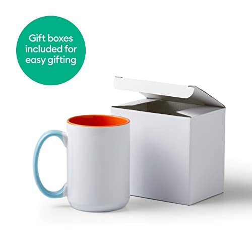 Cricut Beveled Blank-15 oz/425 ml (1 ct) 15 OZ BEV Ceramic Mug Blank Reef (1) - image 2