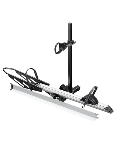 YOUNG ELECTRIC Single 1-Ebike Rack Hitch Mount with Ramp Fol...