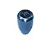 Blox Racing BXAC-00205 Torch Blue 10 x 1.25mm Thread Size Billet Original 5-Speed Shift Knob