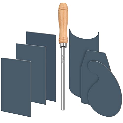Therwen Card Scraper Burnisher and 6 Pcs Set