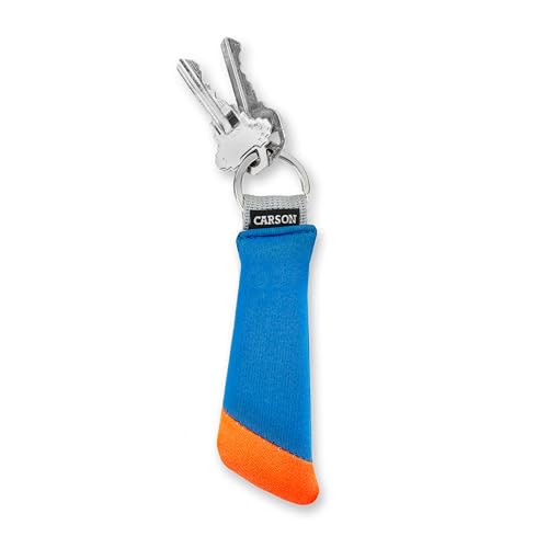 Carson Floating Keychain with Lightweight Foam Core Technology, Orange/Blue (FA-30 02)