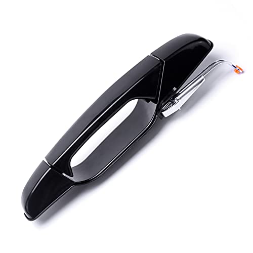 Fexon Exterior Black Door Handle Compatible With 2007-2013 Escalade Avalanche Silverado Suburban Tahoe Sierra Yukon, Replaces # 25960525 25960526 22738725 22738726 #TOP2