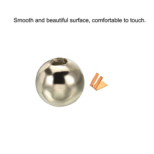 Image of MECCANIXITY Pull Cord Tassels Window Blind Extender Chain Drop Knobs Ball Pull Ends Silver Tone, for Curtain Blinds Shades Light Ceiling Fan Switch, Pack of 4