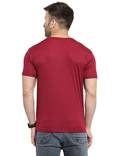 Image of AWG ALL WEATHER GEAR Men's Round Neck Half Sleeves, Lightweight Quick Dry Regular Dry Fit Sports T-shirt
