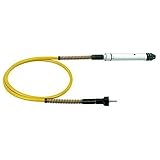 Proxxon 28622 Flex shaft MICROMOT 110/BF with keyless chuck, Yellow