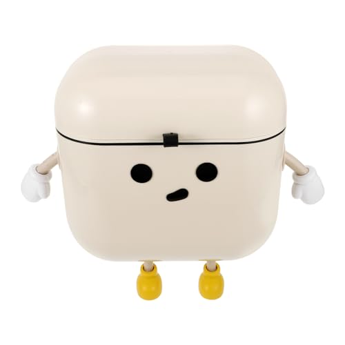 Caneca de basura colgante para cocina beige