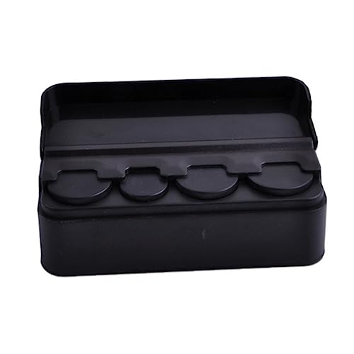 Caja organizadora de monedas para coche color negro miniatura 3