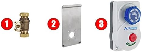 RUB cv19aa468e22u Activalve, Automatic Water Main Control Device to Protect Your Home from Water Damage and Freezing Pipes for 3/4" Copper Pipe, 7/8" Compression, Null