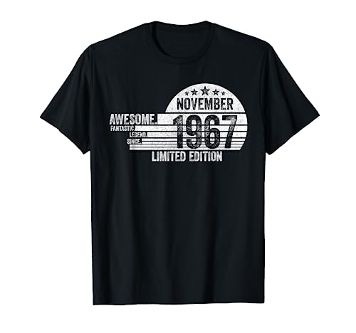 Regalo De Cumpleaños, Impresionante Desde Noviembre 1967 Camiseta
