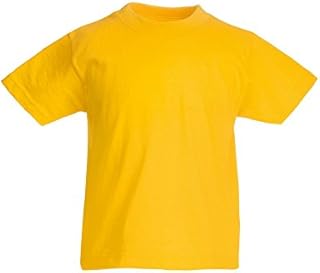 Fruit of the Loom Childrens/Kids Original Short Sleeve T-Shirt (9-11 Years) (Sunflower)