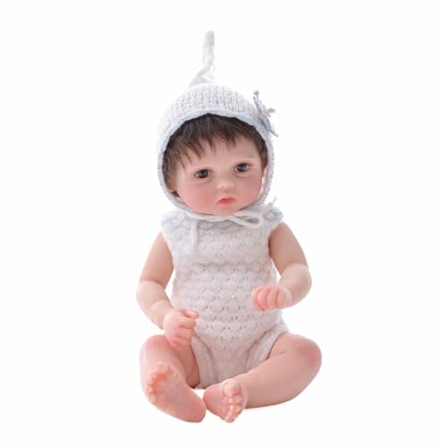 Muñeca Bebé Reborn de Silicona 12 pulgadas miniatura 6