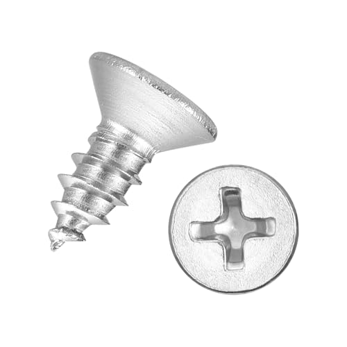 Kozelo 100�� Phillips�t���b�g�w�b�h�؂˂� - [ST4x10mm] �Ƌ�g�ݗ��� �����g���� ���O���z�p304�X�e�����X�|�J�E���^�[�V���N�������؂˂� �V���o�[