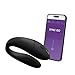 Produktbild We-Vibe Sync Go Vibrator für Paare Travel Edition - C-Förmiger Vibrator - Wearable für Paare - Vibrationen für gemeinsamen Genuss - Wiederaufladbar - Reiseetui - Schwarz