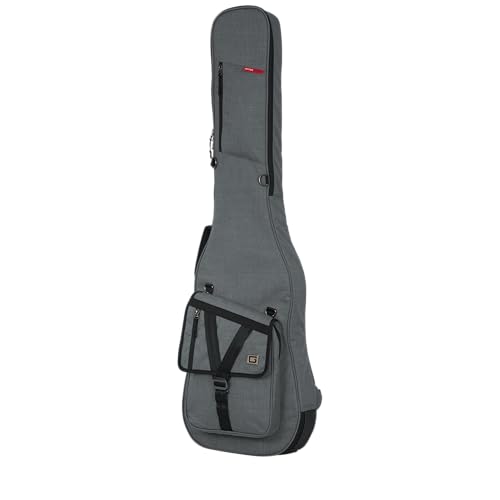 Gator Cases Transit Series Lightweight Bass Guitar Gig Bag with Back Pack Straps and Rubberized...